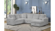 Velvet 7-Seater Sectional Sofa