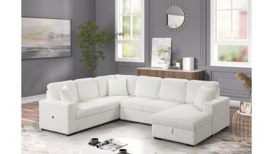 Velvet 7-Seater Sectional Sofa