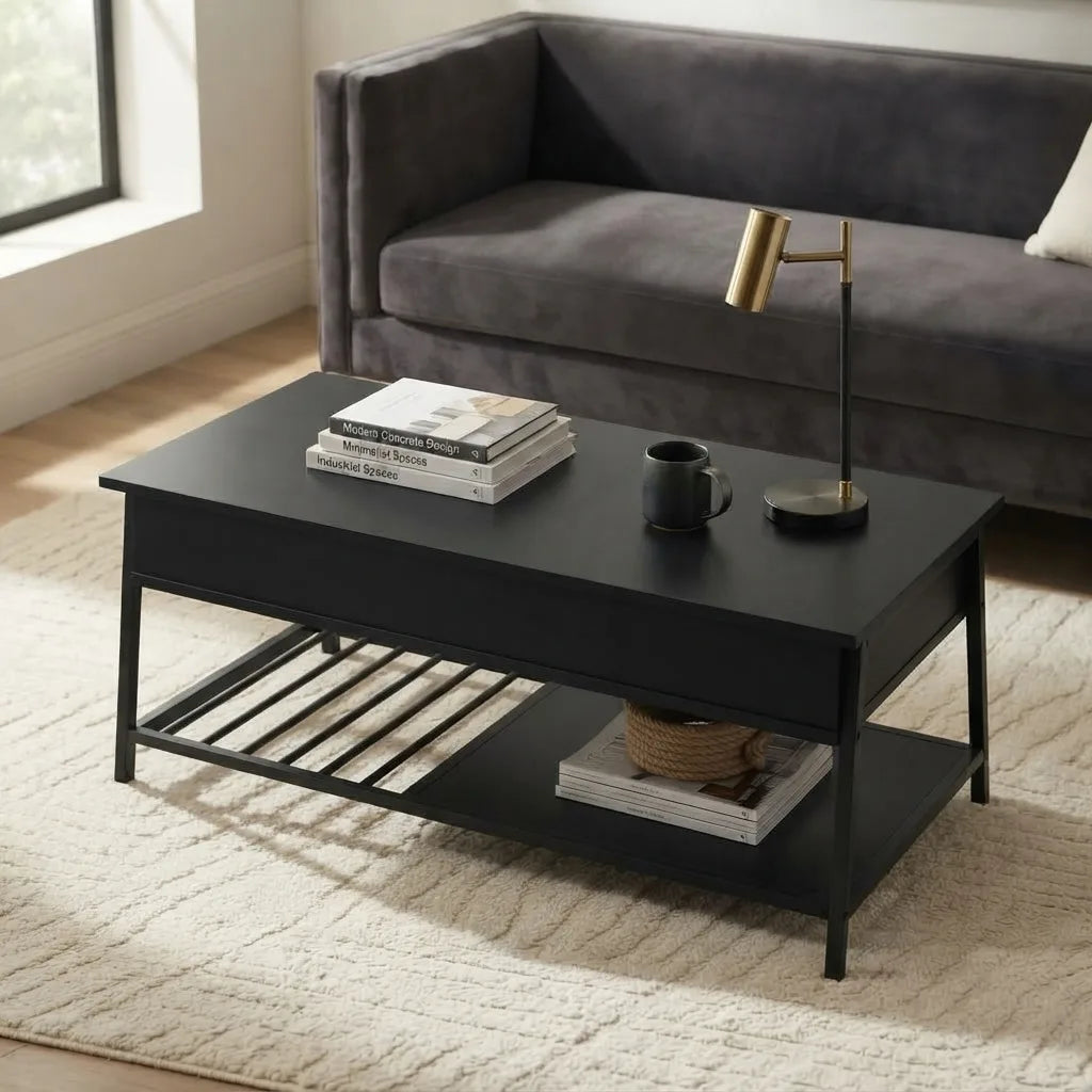 Lift-Top Storage Coffee Table