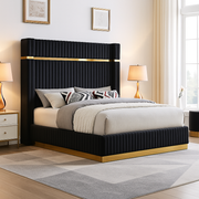 Aspen Luxury High Headboard Platform Bed