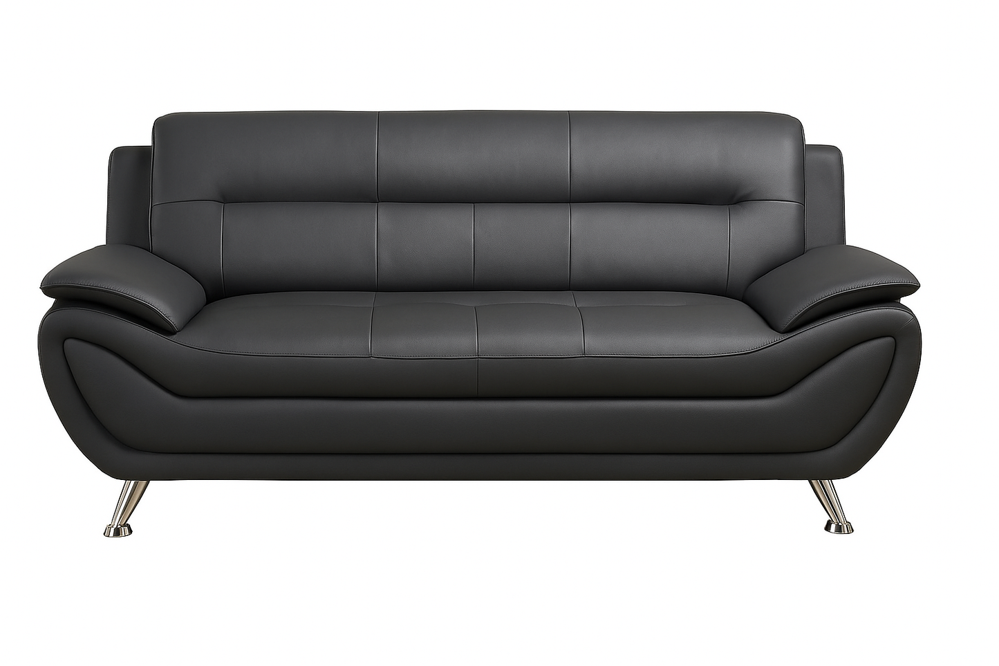 Modern Faux Leather Sofa Set 3+2+1