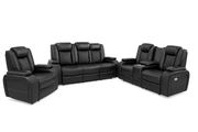 Luxury Power Recliner Sofa Set with LED Lights 3 + 2 + 1