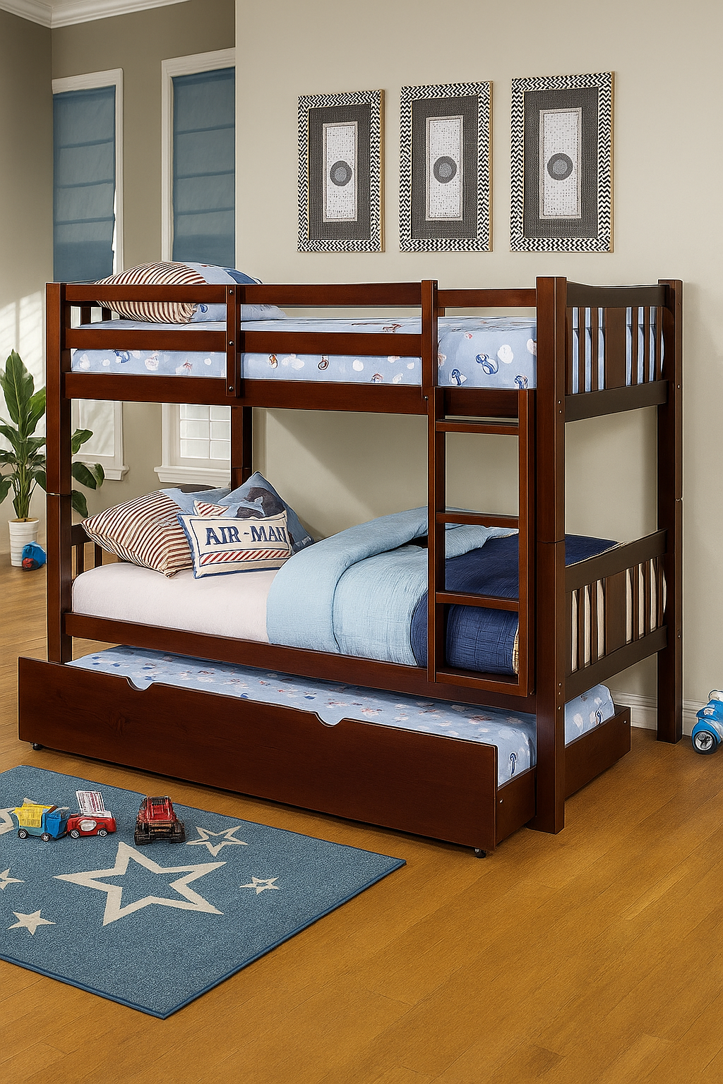 Cameron Twin/Twin Bunk Bed & Trundle