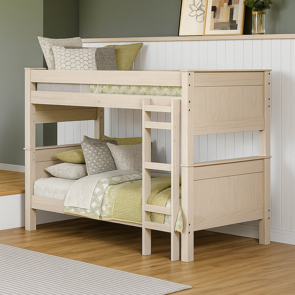 Albani Twin/Twin Post Bunkbed With Set