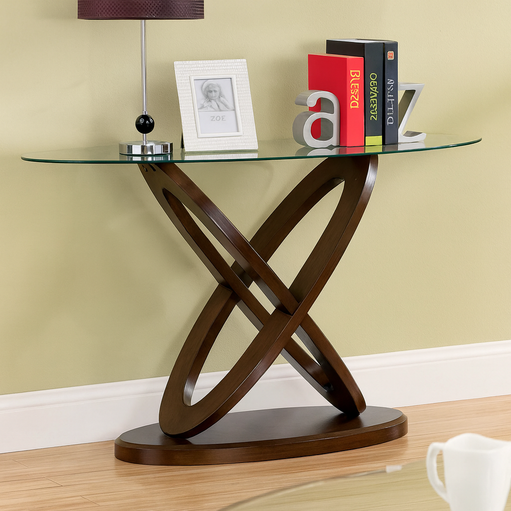 Atwood Oval Coffee Table, Oval Sofa Table & Round End Table