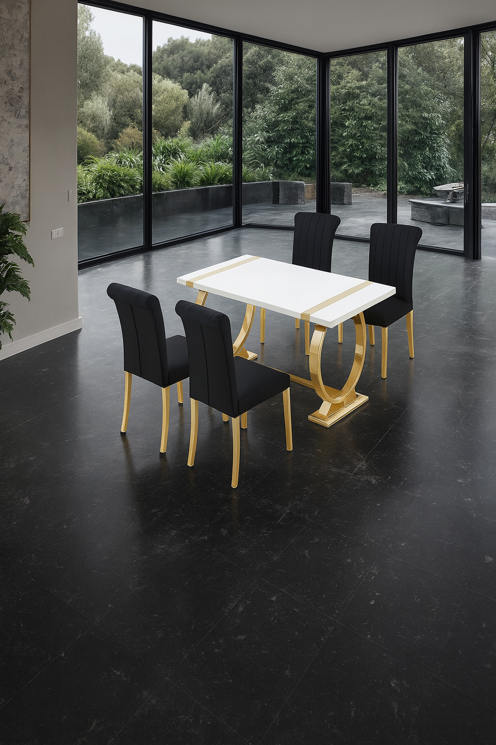 Holbaek Dining Table & Side Chair (2/Ctn)