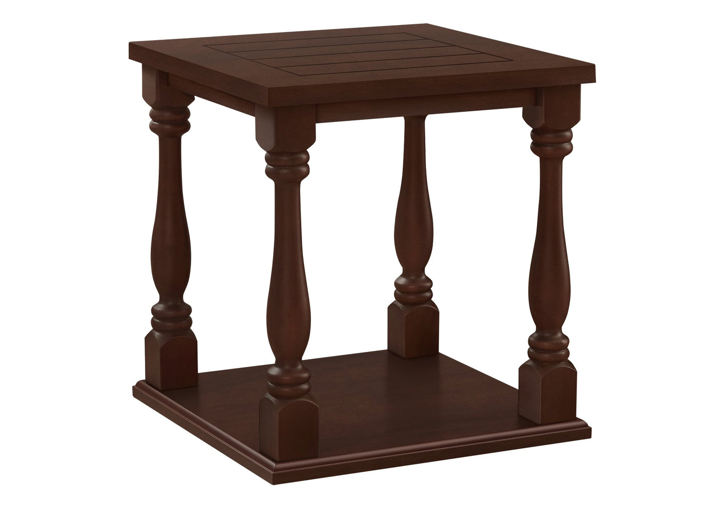 ACCENT TABLE - 25"H / ESPRESSO VENEER END TABLE