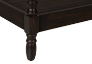 ACCENT TABLE - 25"H / DARK WALNUT VENEER END TABLE