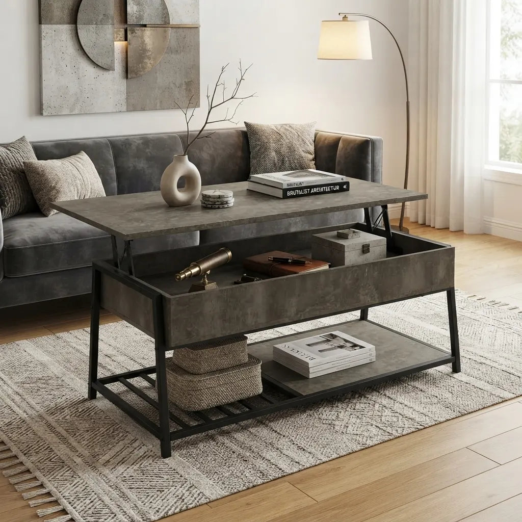 Lift-Top Storage Coffee Table
