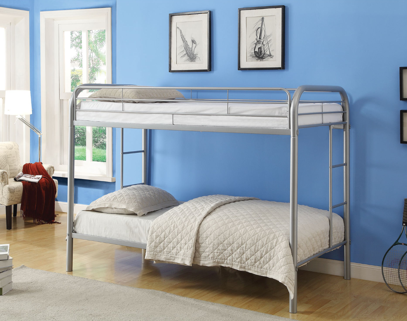 Single/Single Metal Bunk bed
