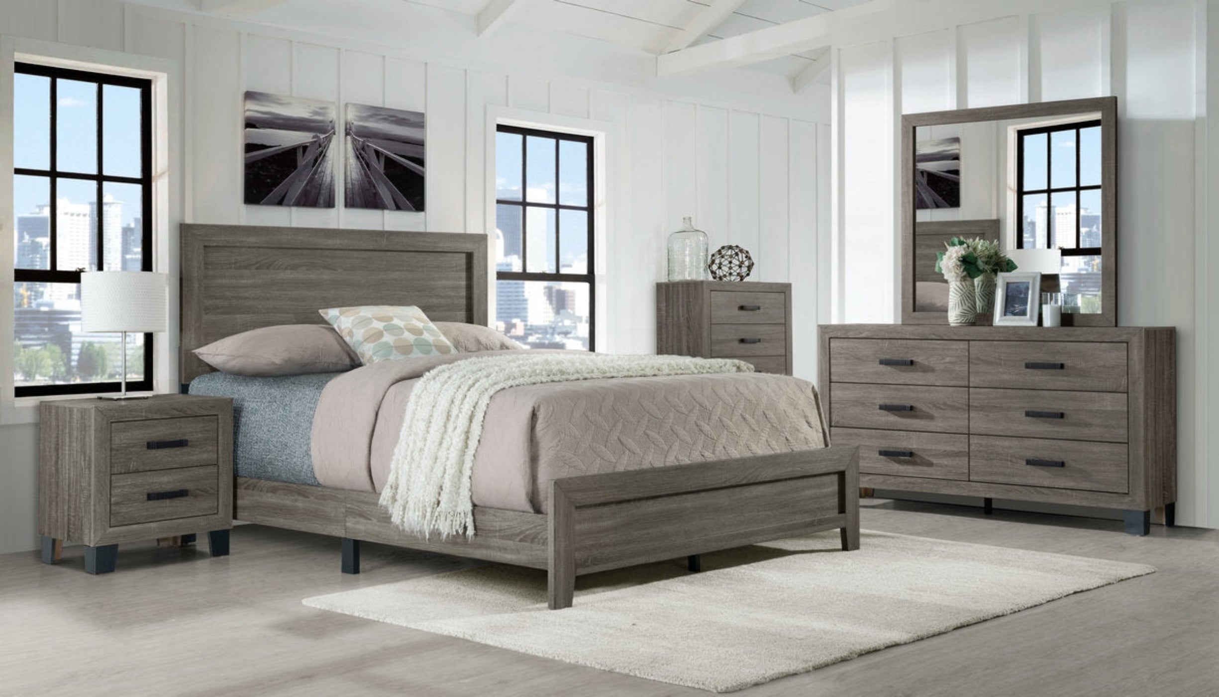 Solid Wood Platform Bed Frame – Durable, Stylish, and Modern Design