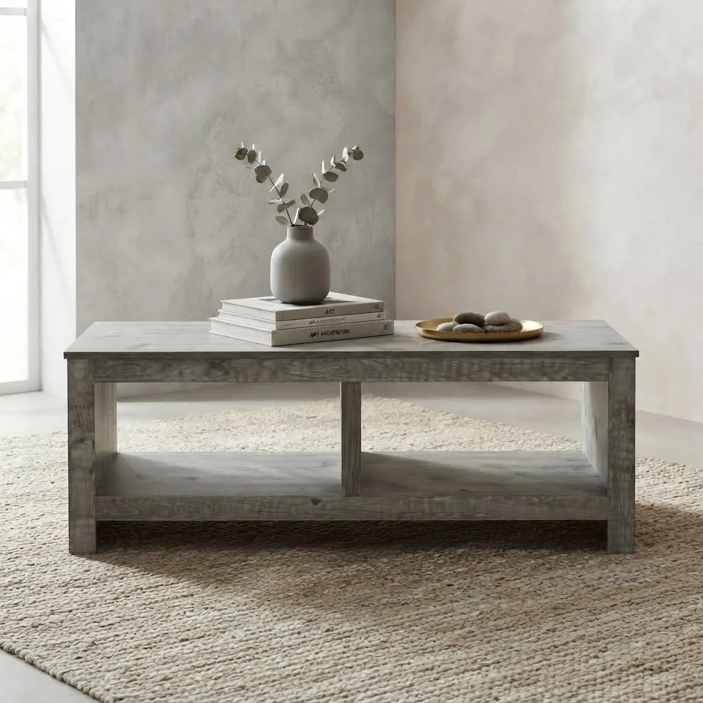 Rustic Grey Coffee Table