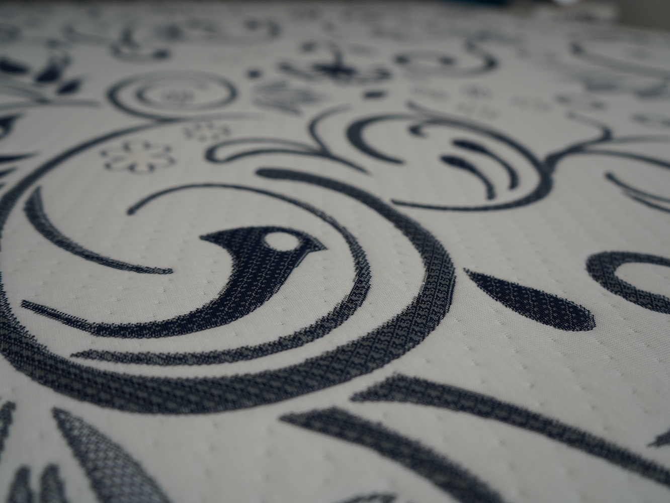 Close-up of Hazel Mattress high-density foam and stitching quality