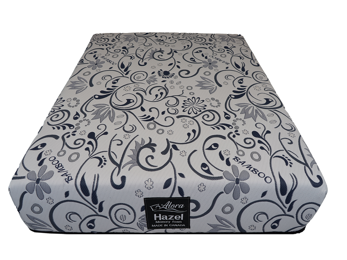 Hazel Mattress front view showcasing its medium firm foam design