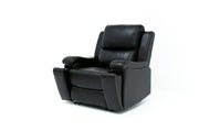 Power recliner sofa setup in a stylish modern living room