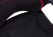 office-chair-black-red-fabric-closeup