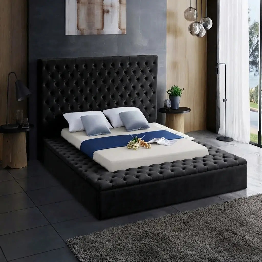 Ambassador Diamond Tufted Storage Bed