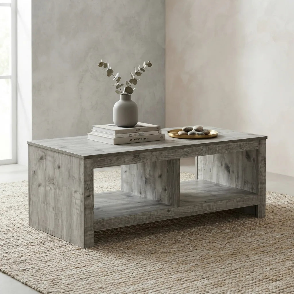 Rustic Grey Coffee Table