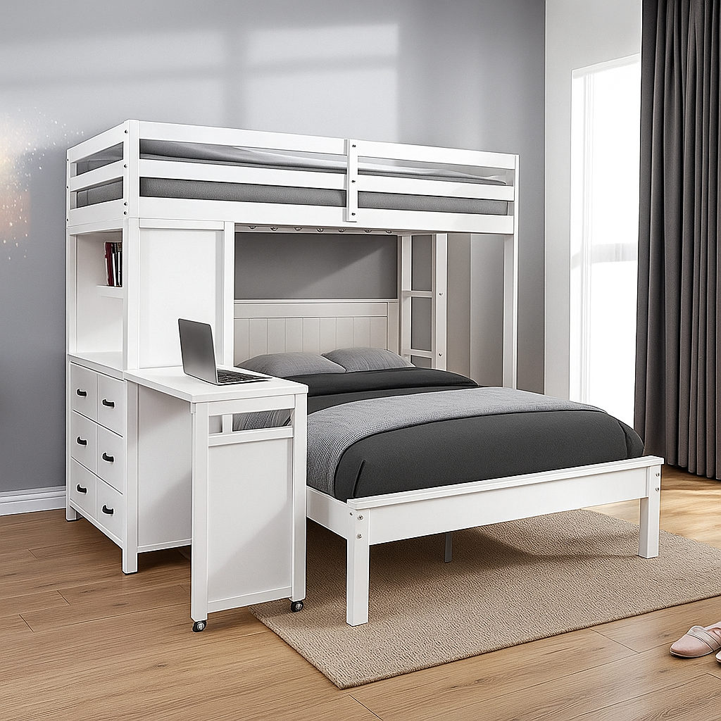 Aludra Loft Bed & Loft Bed With Full Bed