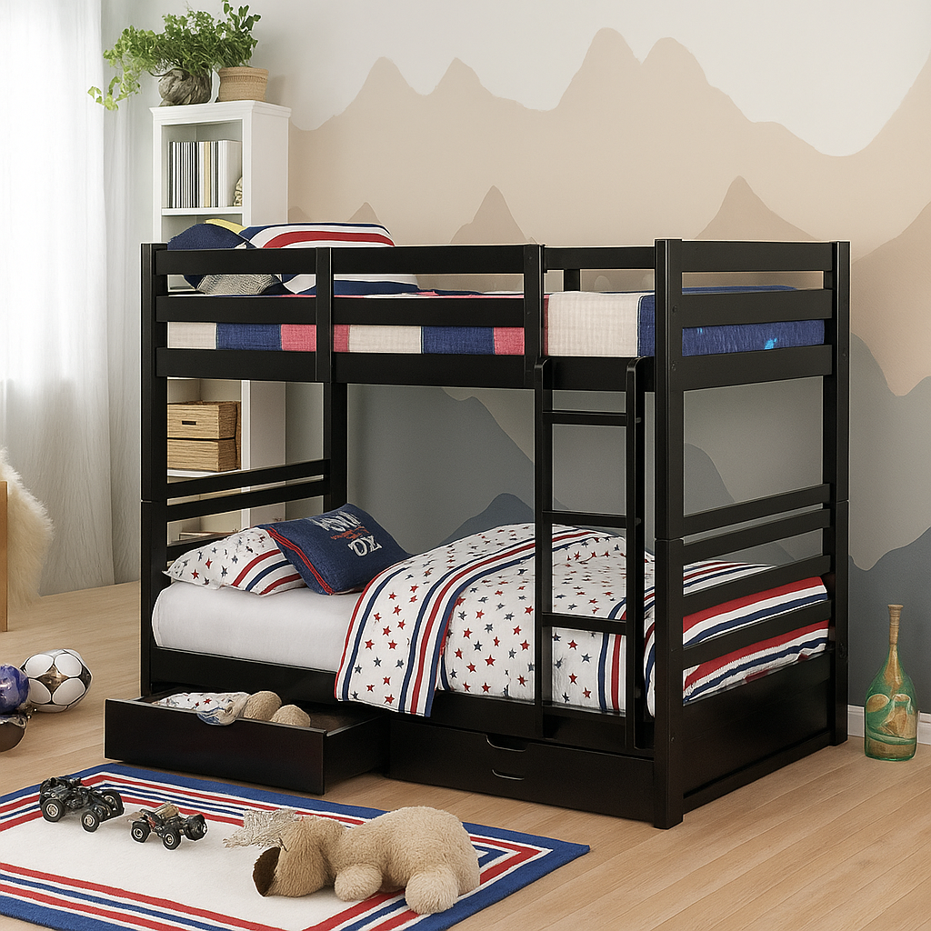 California Twin/Twin Bunk Bed