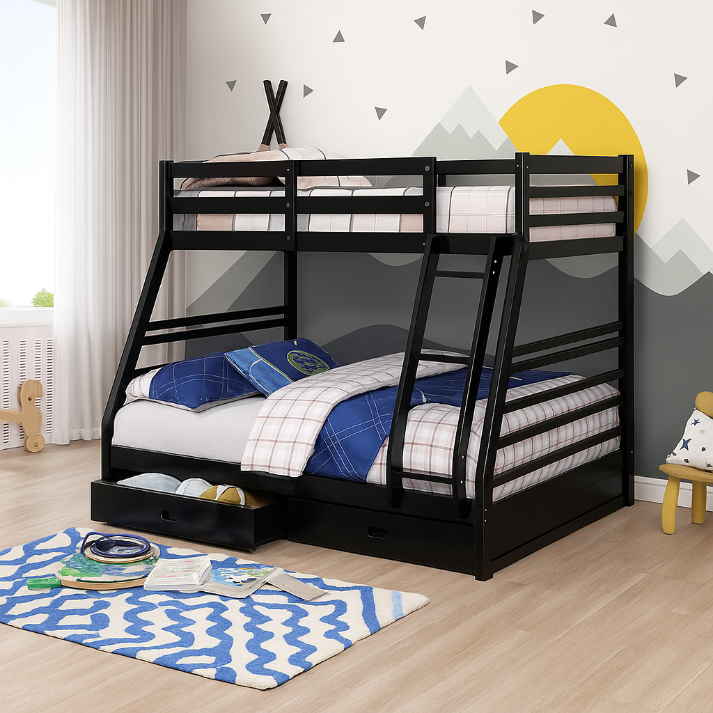 California Twin/Full Bunk Bed