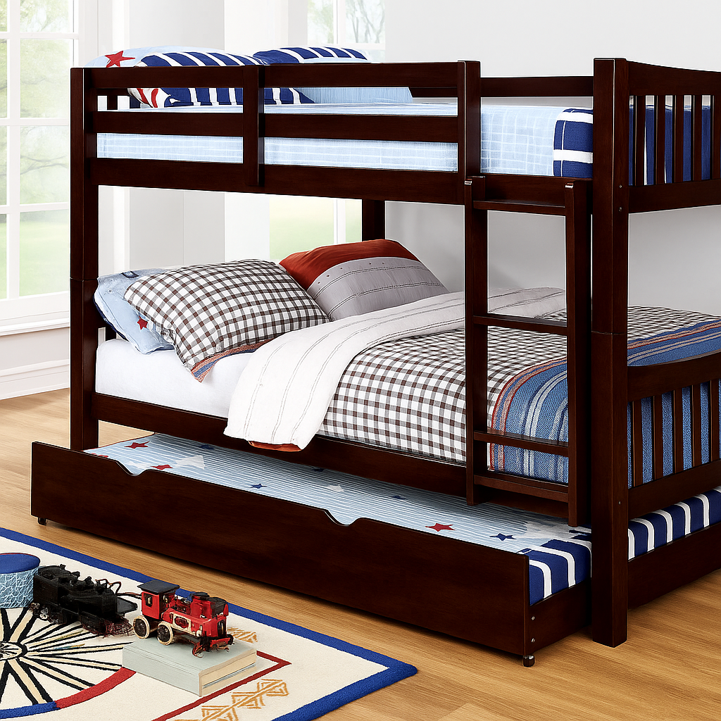 Cameron Full/Full Bunk Bed & Trundle
