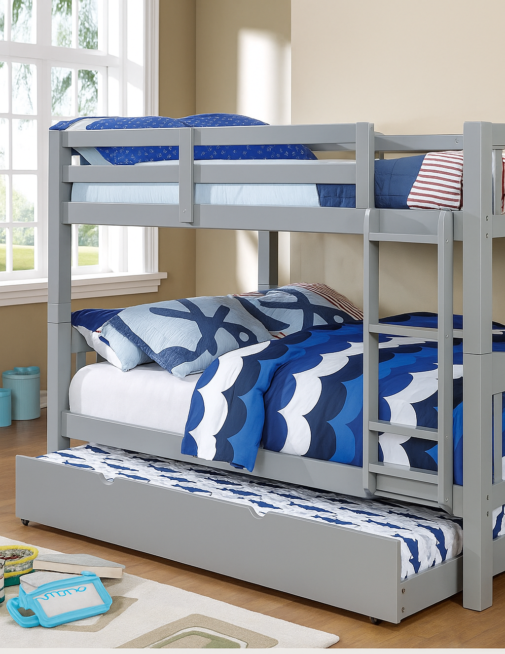 Cameron Full/Full Bunk Bed & Trundle