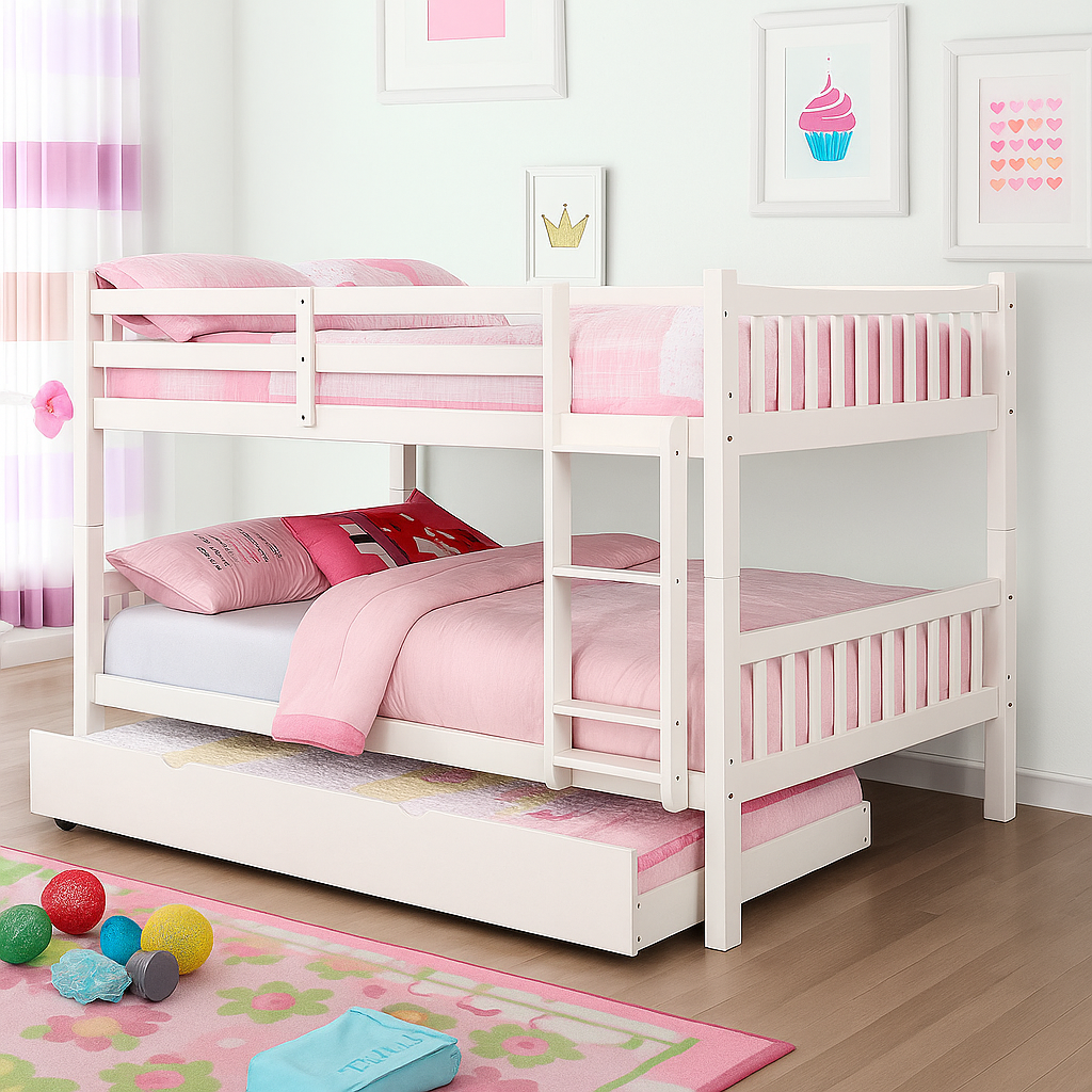 Cameron Full/Full Bunk Bed & Trundle