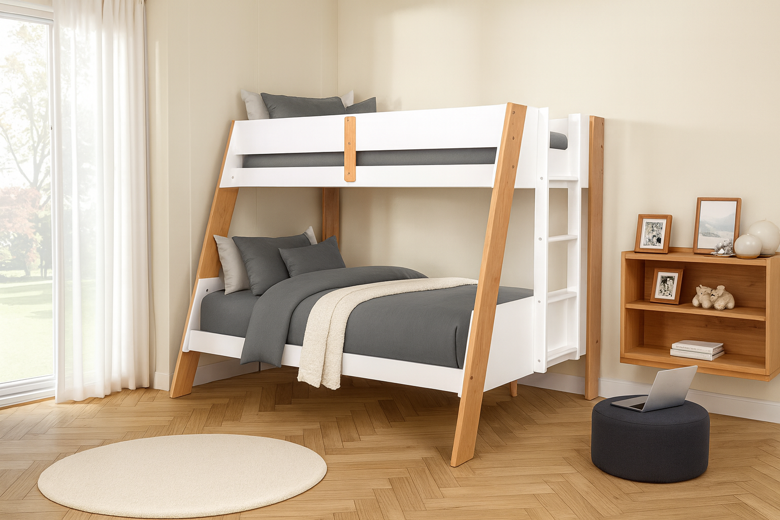Delbin Twin/Full Bunk Bed