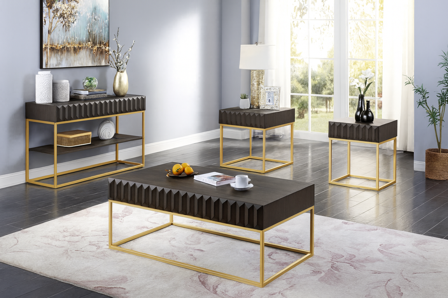 Augsburg Coffee Table, Side Table & End Table