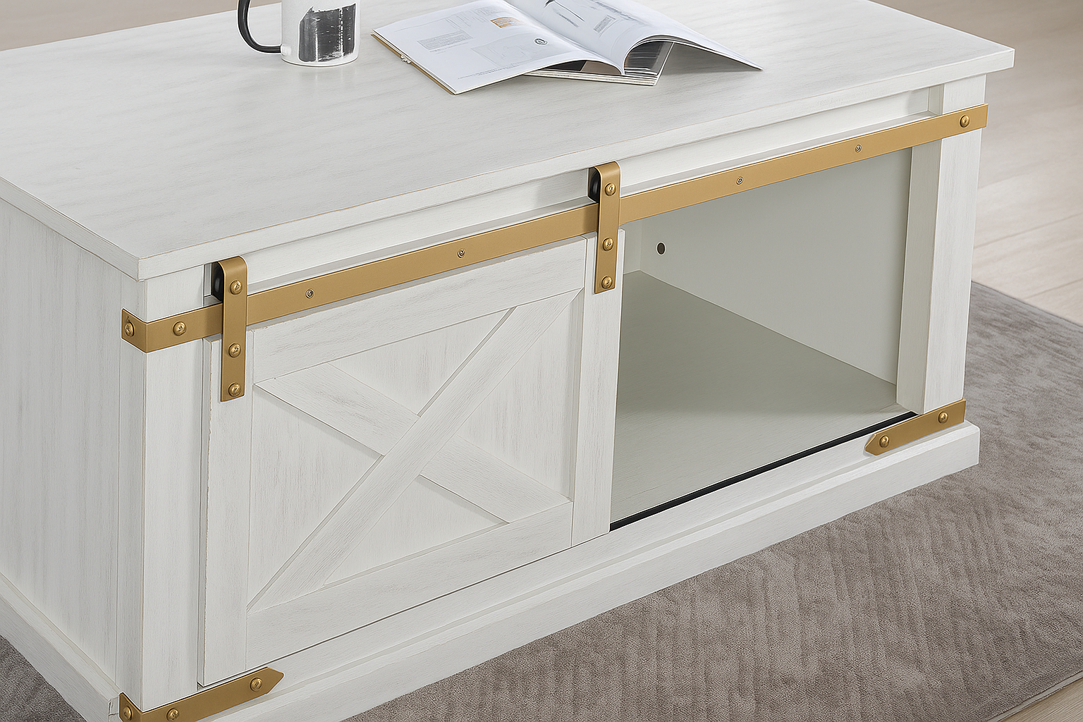 Bacerra Coffee Table, Sofa Table & End table