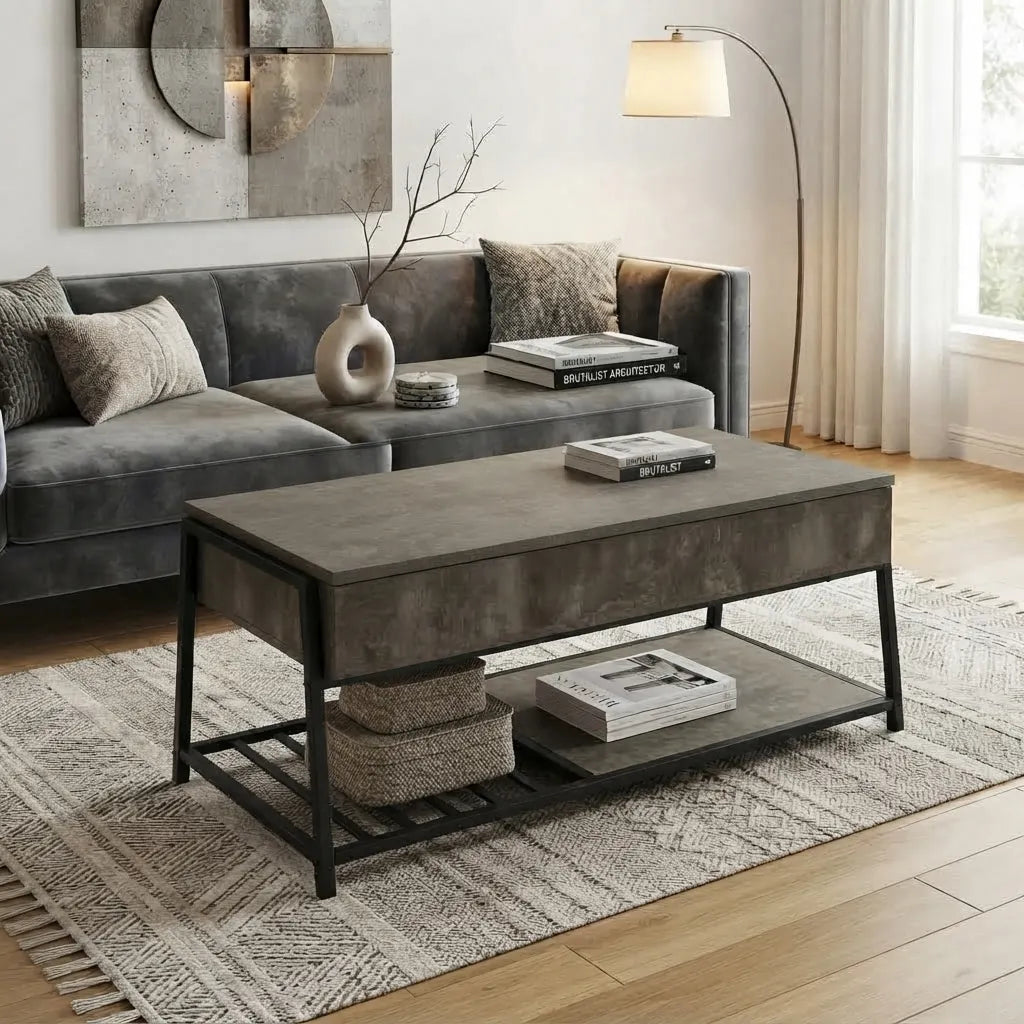 Lift-Top Storage Coffee Table