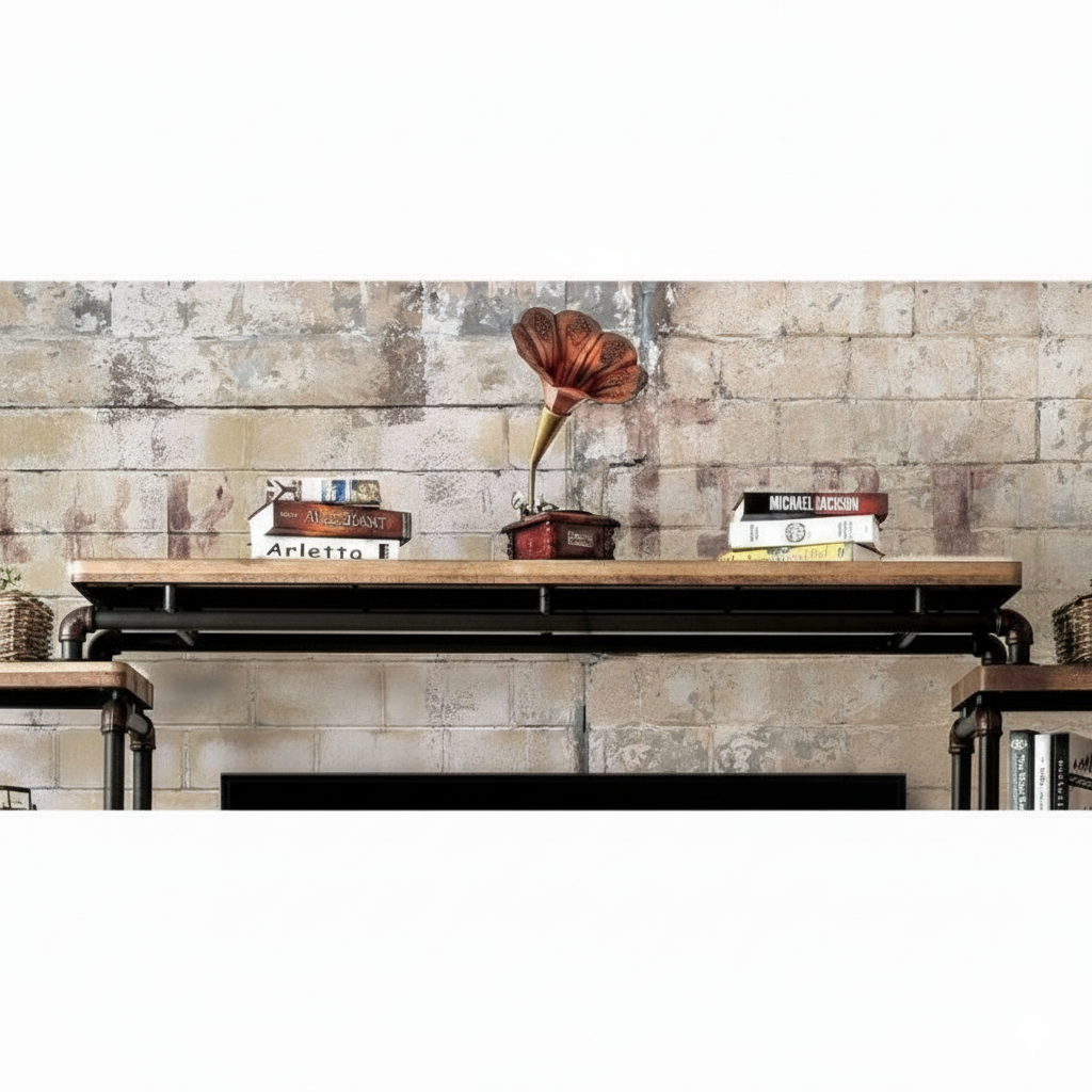 Kebbyll 60" TV Stand & Bridge