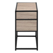 ACCENT TABLE - 25"H / DARK WALNUT VENEER END TABLE