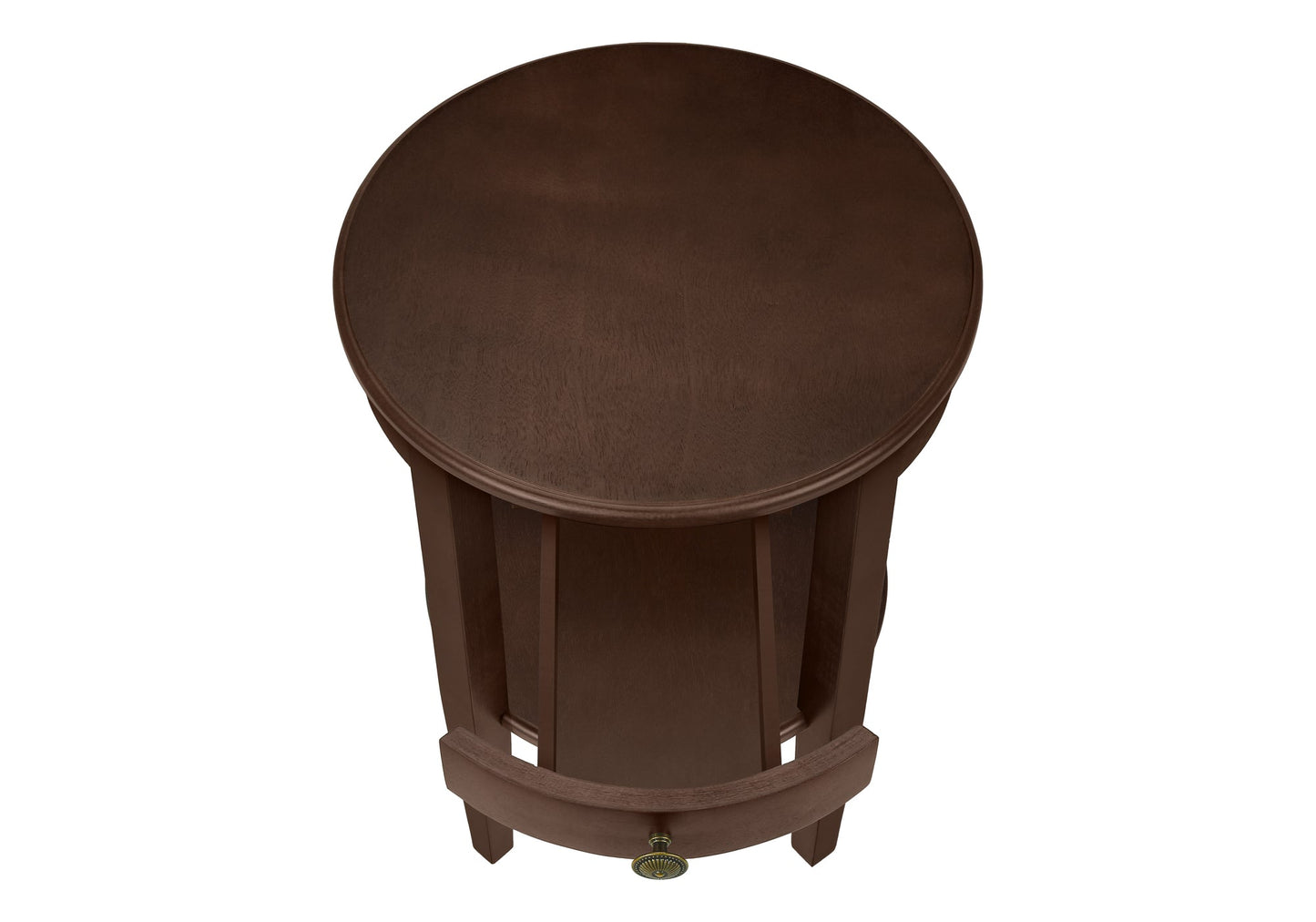 ACCENT TABLE - 23"H / ESPRESSO VENEER END TABLE