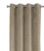 CURTAIN PANEL - 2PCS / 52"W X 84"H BEIGE ROOM DARKENING