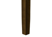 DINING TABLE - BROWN WALNUT 36"X 72"/ 18" EXTENSION PANEL