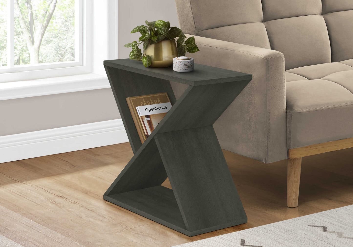 Veneer End Accent Table