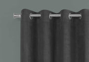 CURTAIN PANEL - 2PCS / 54"W X 84"H GREY ROOM DARKENING