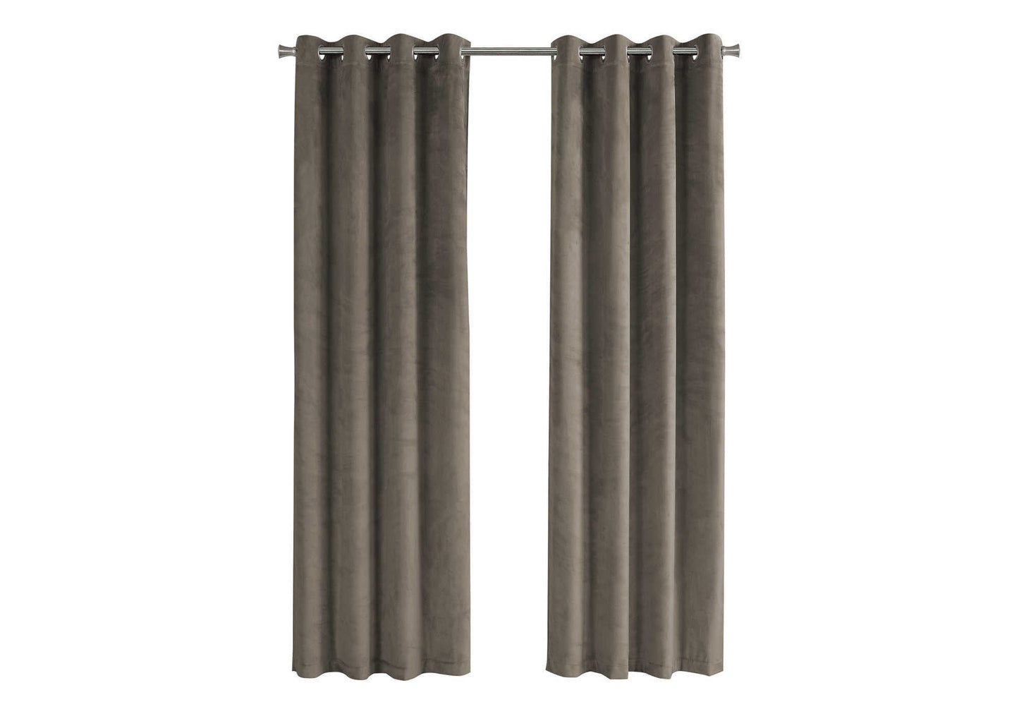 CURTAIN PANEL - 2PCS / 52"W X 84"H TAUPE ROOM DARKENING