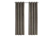 CURTAIN PANEL - 2PCS / 52"W X 84"H TAUPE ROOM DARKENING