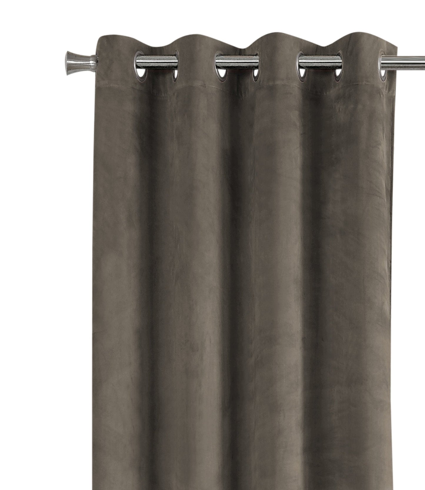 CURTAIN PANEL - 2PCS / 52"W X 84"H TAUPE ROOM DARKENING