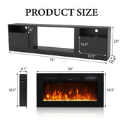 79" Fire Place TV Stand