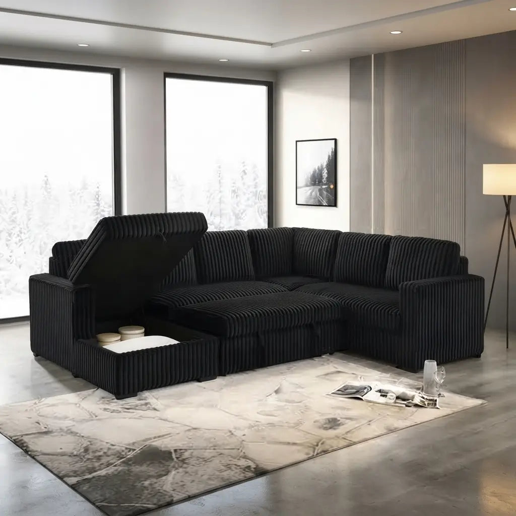IF-9095 LHF Sofa Bed Sectional