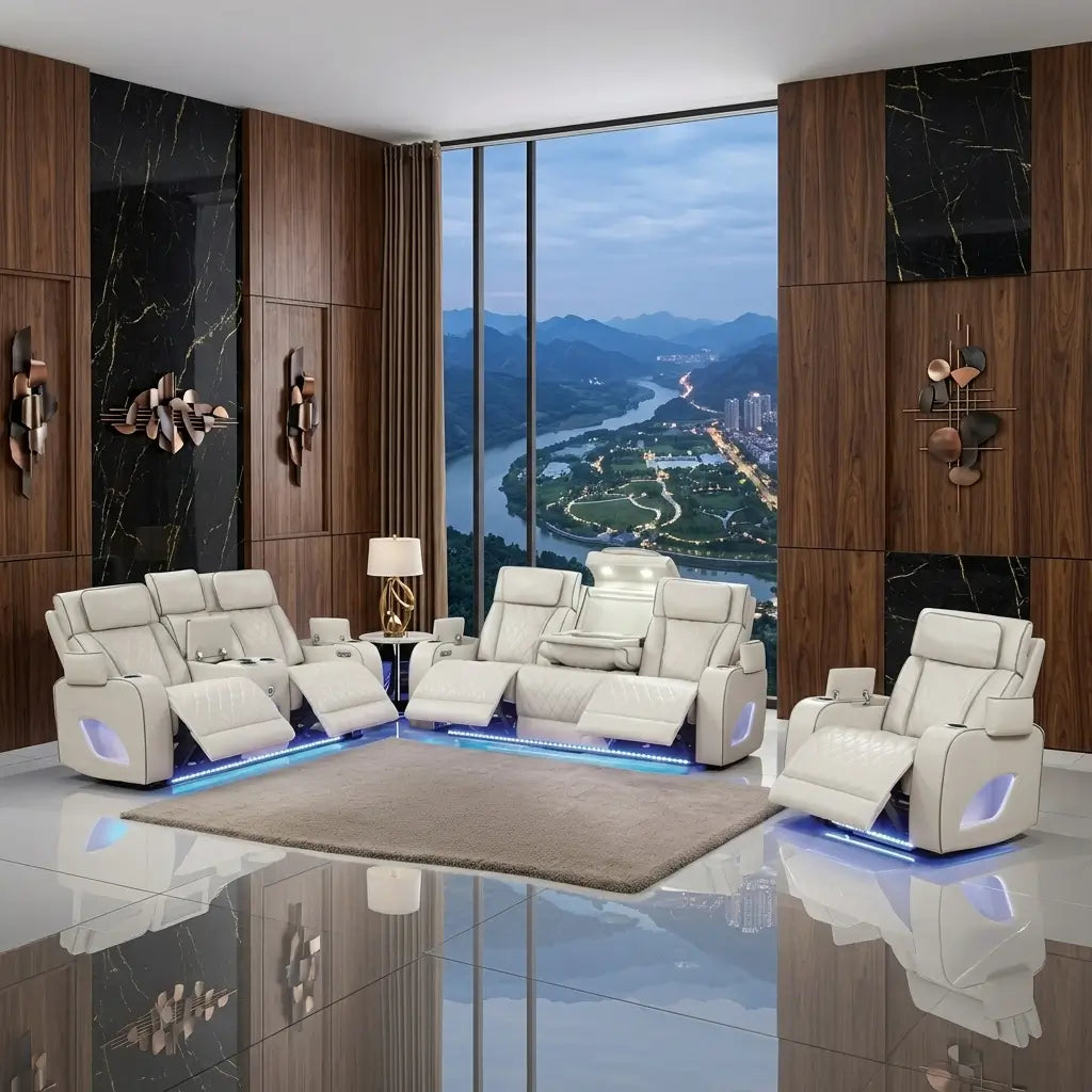 3-Piece recliner sofa set