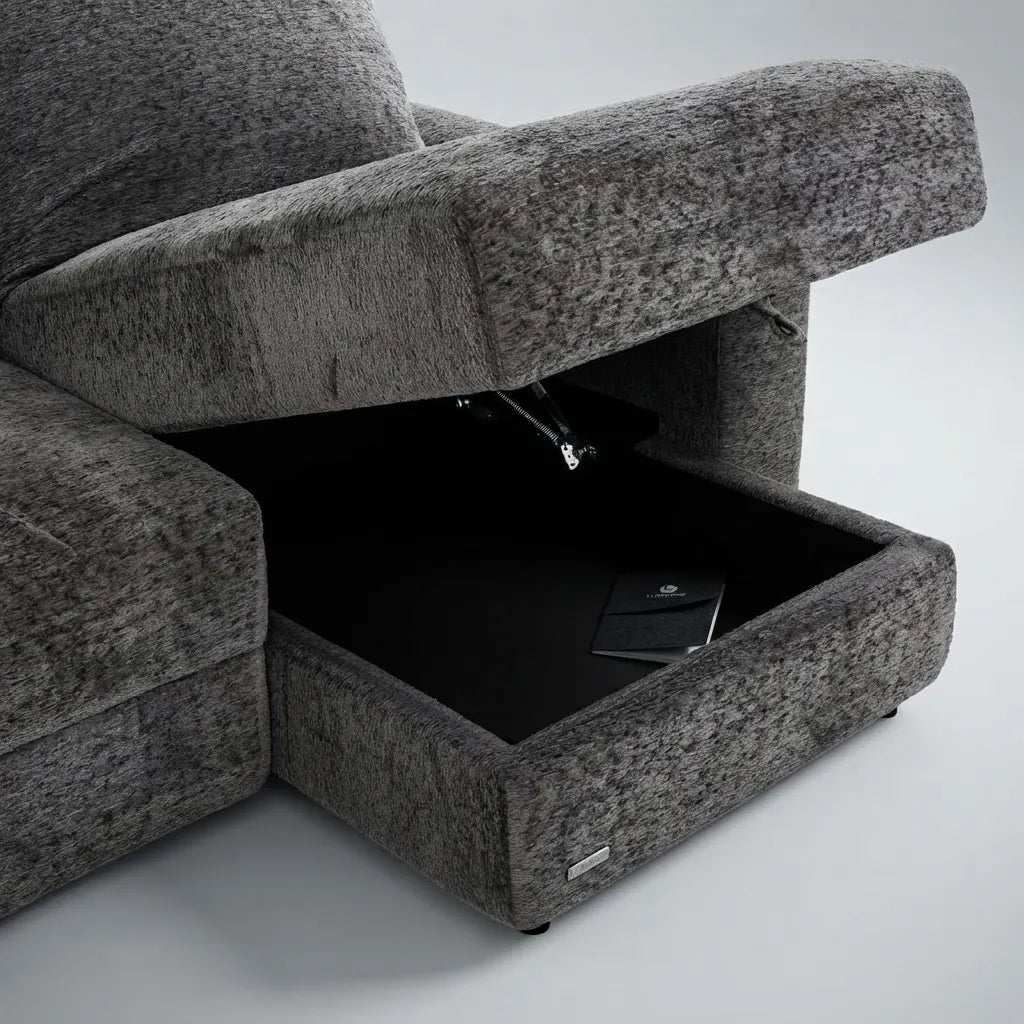 reclining sectional with adjustable seating